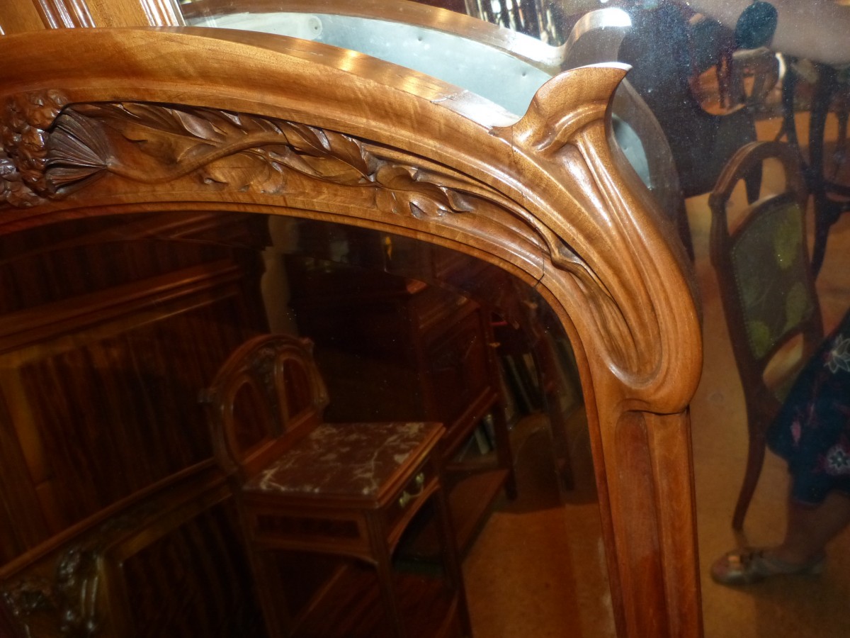 Laurent Neiss Chambre A Coucher Art Nouveau Aux Ombelles Xxe