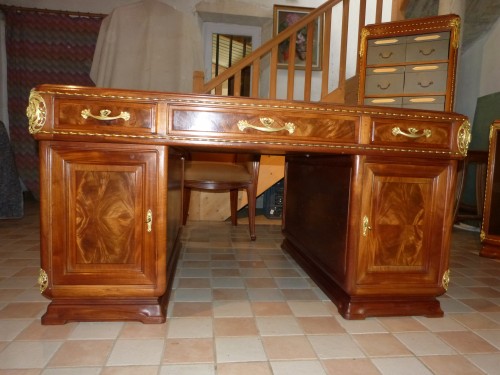 Louis Majorelle - Cabinet de travail Art nouveau bronzes dorés - Art nouveau