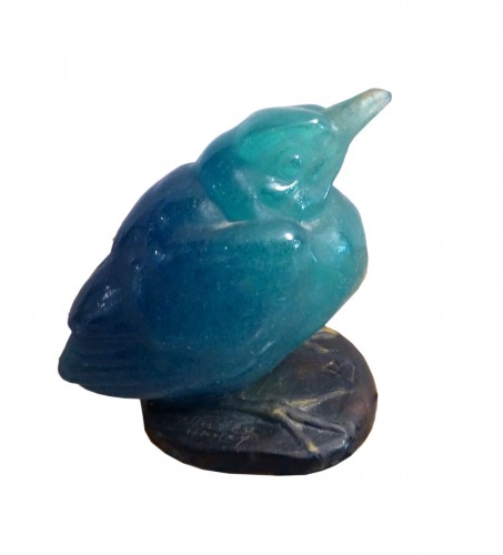 Amalric Walter (1870-1959) - Oiseau Bleu en pâte de verre