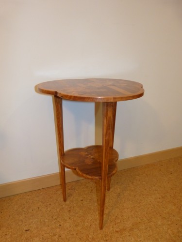 Furniture  - Emile Gallé - Small pedestal table with owls