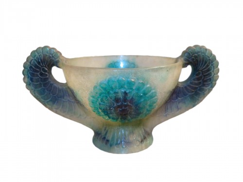 Gabriel Argy Rousseau  - Coupe en Pâte de verre art nouveau