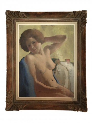 Armand Rassefosse (1862- 1934) - Nu à sa toilette, 1925