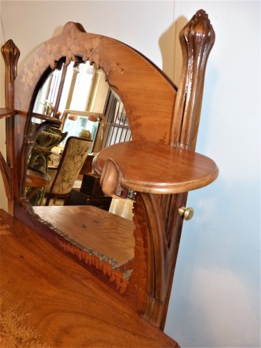 Art nouveau - Louis Majorelle - Bureau coiffeuse Art nouveau aux Orchidées et Hannetons