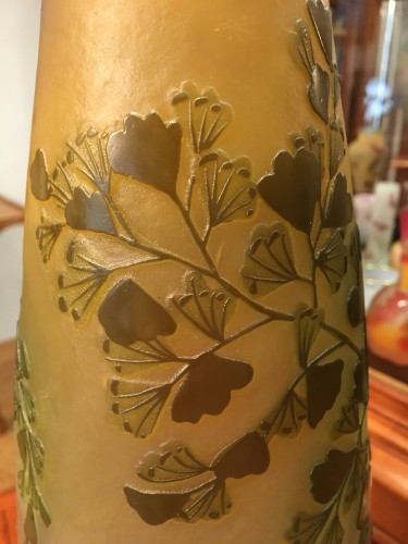 Art nouveau - Gallé - Large Art Nouveau vase