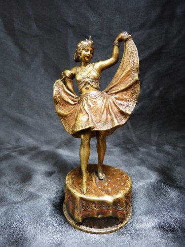 Sculpture Sculpture en Bronze - Franz Xavier Bergmann - Bronze de vienne Orientaliste