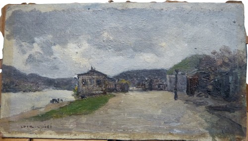 Luigi Loir (1845 - 1916) - La sortie de Paris au Point-du-jour