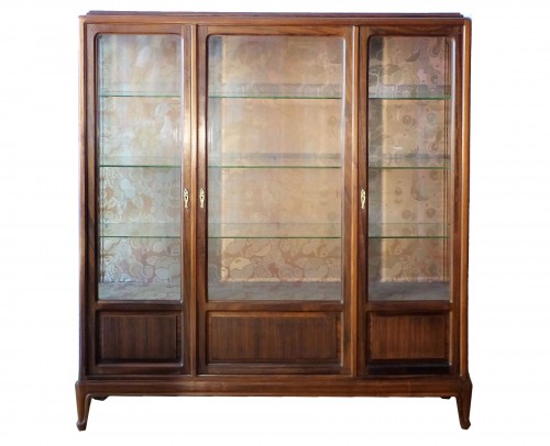 Art nouveau Cabinet in mahogany and rosewood attributed to the House of Majorelle.