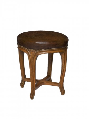 An elegant Louis XV stool