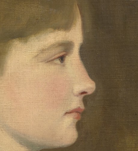 Charles Chaplin (1825 - Paris) - Portrait of a Young Girl - Paintings & Drawings Style 