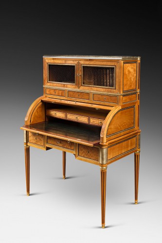 Louis XVI cylinder desk - Furniture Style Louis XVI