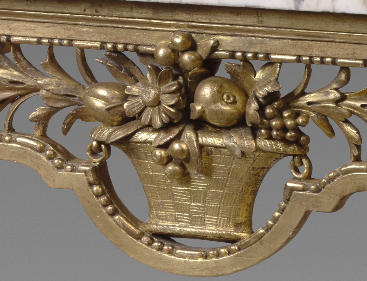 Console table Claire-Voie Louis XVI style - Louis XVI - Ateliers Allot