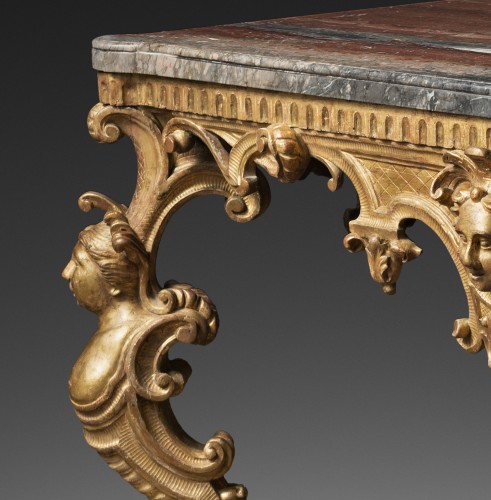 Furniture  - Italian console table, XVIIIe s