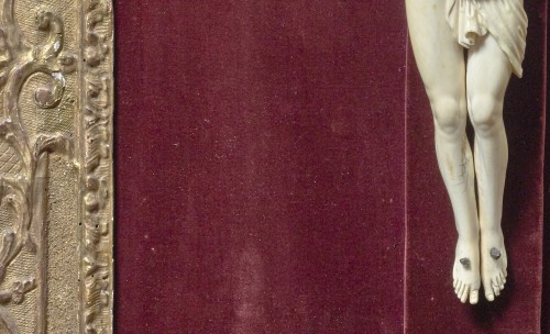 Christ en ivoire, XVIIe siècle - Galerie Wanecq