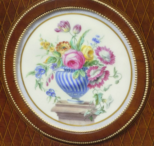Exceptional Louis XVI period secretary, stamped Caumont - Furniture Style Louis XVI