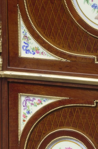 Exceptional Louis XVI period secretary, stamped Caumont - 
