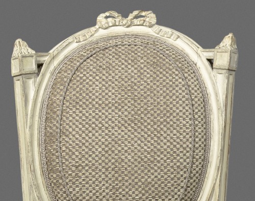 XVIIIe siècle - Paire de chaises d'époque Louis XVI