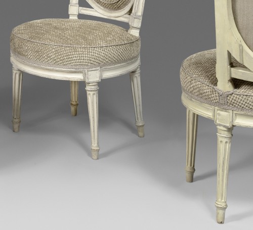 Paire de chaises d'époque Louis XVI - Louis XVI