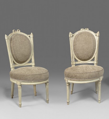 Louis XVI - Paire de chaises d'époque Louis XVI