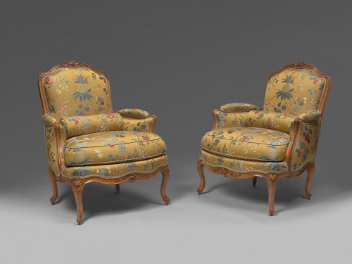 Important pair of bergères - Seating Style Louis XV