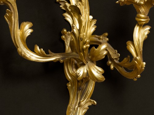 Luminaires Appliques - Paire d'appliques d'époque Louis XV