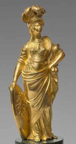 Mars et Minerve, fin XVIIIe siècle - Sculpture Style 
