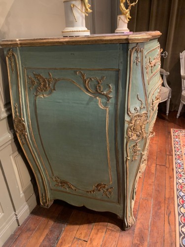 Large Italian chest of drawers, second half of the 18th century - Furniture Style 