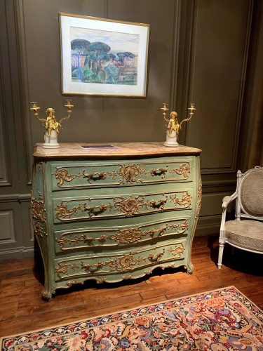 Large Italian chest of drawers, second half of the 18th century - 