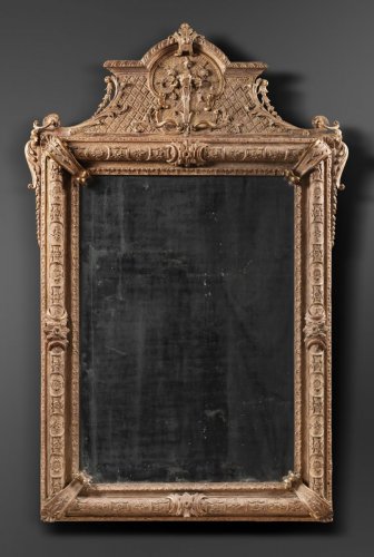 XVIIe siècle - Miroir d'époque Louis XIV