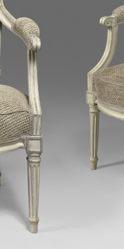 Sièges Fauteuil & Bergère - Paire de fauteuils d'époque Louis XVI