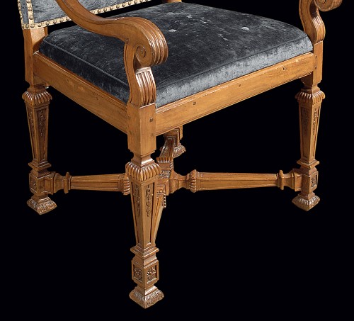 Paire de fauteuils d'époque Louis XIV - Sièges Style Louis XIV
