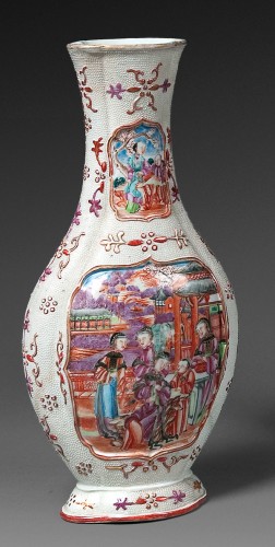 Garniture de cinq vase époque Qianlong - Galerie Wanecq