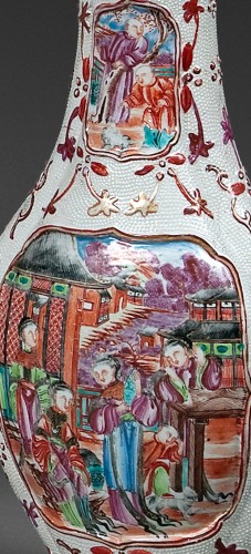  - Garniture de cinq vase époque Qianlong