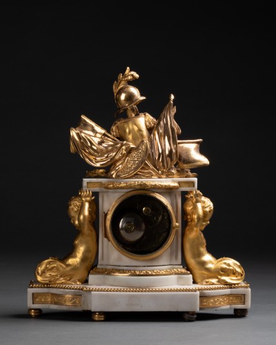 Louis XVI - Pendule d'époque Louis XVI aux attributs de la France et de la Maison de Savoie