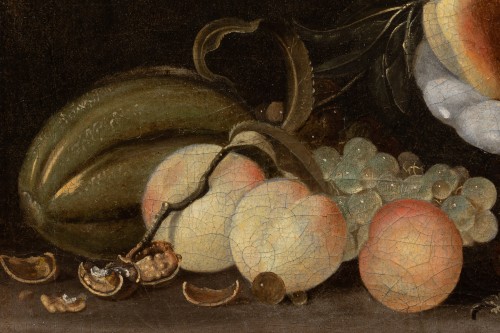 Nature Morte aux fruits - Entourage Jacob Van Es ( 1599-1666) - Galerie William Diximus
