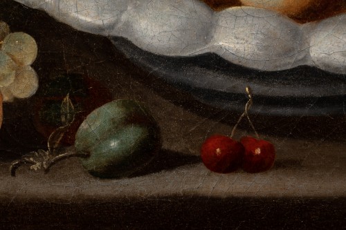 XVIIe siècle - Nature Morte aux fruits - Entourage Jacob Van Es ( 1599-1666)