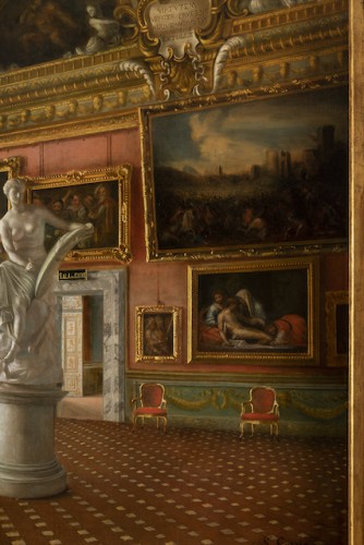 Santi Corsi - L'intérieure de la salle de Jupiter au palais Pitti - Galerie William Diximus