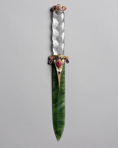 Art nouveau - Letter Opener in Jade Circa 1900