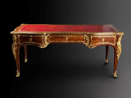 Bureau plat par Paul Sormani vers 1870 - Mobilier Style Napoléon III