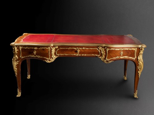 Bureau plat par Paul Sormani vers 1870 - Galerie William Diximus