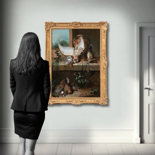 Nature Morte de petit Gibier - Attribué à Jean Baptiste Oudry et son atelier - Galerie William Diximus