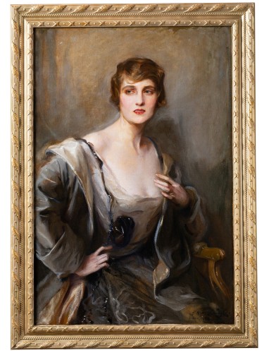 Portrait Of Mrs Winfield Sifton - Philip Alexius De László 1916