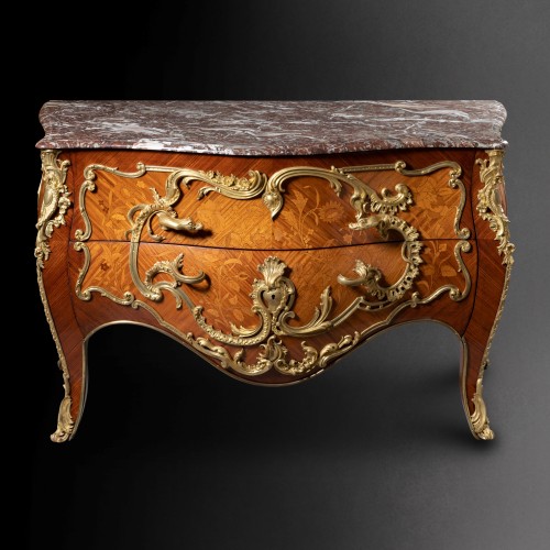 Napoleon III Commode With Salamanders - Furniture Style Napoléon III