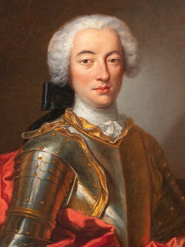 Jacques Courtin (1672-1752) – Portrait d’un officier. - Galerie William Diximus