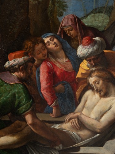 Tableaux et dessins Tableaux XVIe siècle - Mise au tombeau, cercle de danielle de Volterra ( 1509--1566)