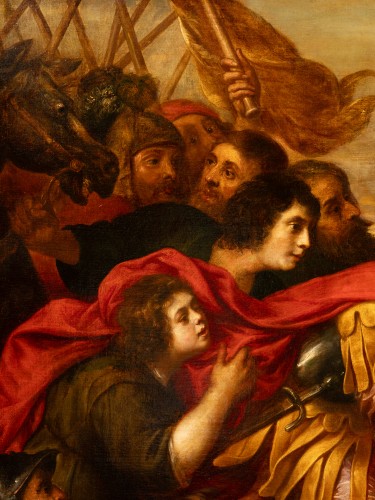  - David et Abigaïl, Jan van den Hoecke (1611-1651), attribué
