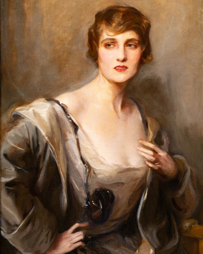 Portrait d'une élégante - Philip Alexius de László ( ( 1869 – 1937 ) - Tableaux et dessins Style 