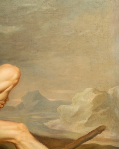 18th century - Naked man lying, Joseph Marie Vien ( 1716-1809)