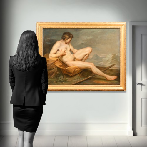  - Naked man lying, Joseph Marie Vien ( 1716-1809)