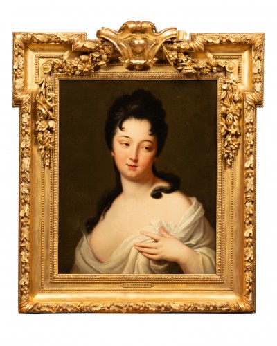 Portrait de jeune femme en buste, jean Baptiste Santerre