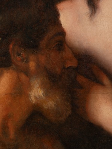 XVIIe siècle - La charité romaine, cercle de Willem Drost (1633- 1659)